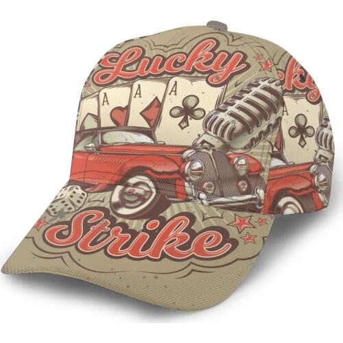 2021 New Baseball Cap Fishing Caps Men Outdoor Hunting Hat Hiking Hat Retro Car Old Microphone