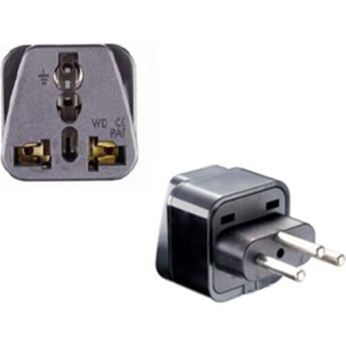 Portable Universal Plug to Switzerland (Grounded Type-J) Plug Adapter Power Socket Travel Converter