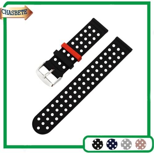 Silicone Rubber Watch Band for Motorola Moto 360 2 42mm 46mm Men 2015 20mm 22mm Resin Strap Belt Wrist Loop Bracelet Black + Pin