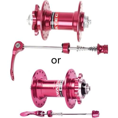 Novatec hub D041SB D042SB disc card brake MTB mountain bike hub bearing bicycle hubs 32 36 Holes black red 8/9/10/11s