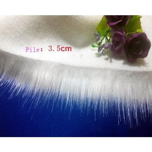 High-grade imitation fox fur,pile 3.5cm synthetic fur,Counter decoration Plush fabrics,160cm*45cm/pcs
