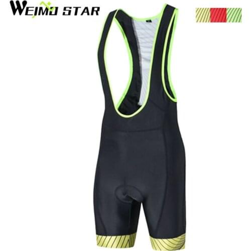 WEIMOSTAR Mens Team Bike Ciclismo Cycling Bib Shorts Pro Biking Breathable Bicycle 3D GEL Padded Bib Shorts Tights S-XXXL