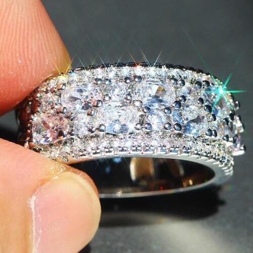 YaYI Jewelry Fashion Princess Cut Prong Setting White AAA Cubic Zirconia Silver Color Engagement Wedding Party Leaves Gift Rings