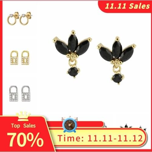 BOAKO 925 Sterling Silver Piercing Earrings For Woman Eyes Opal Stud Earrings Diamond Brincos Luxury Jewelry Silver/Gold #8.7