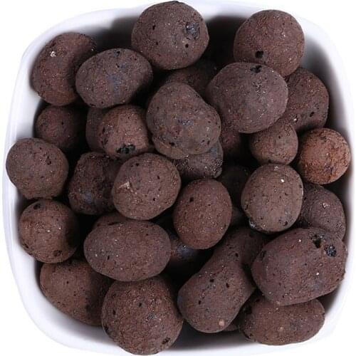100g/Pack Clay Pebbles Hydroton Orchids Aquaculture FilterExpanded Clay Pebbles Grow Media Organic Expanded