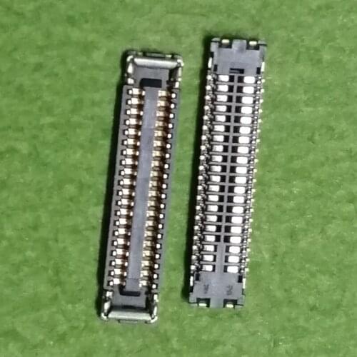 2Pcs LCD Display FPC Connector For Xiaomi MI 11 Lite Mi11Lite Note 10 Lite Pro Note10pro Note10Lite Screen Plug On Board 40pin