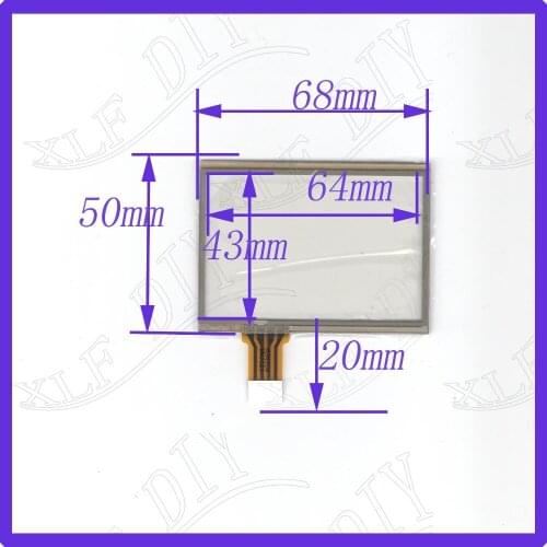 ZhiYuSun AL 3431 3.5inch 4 lines Resistance screen 68*50mm touch screen panel this is compatible 68mm*50mm