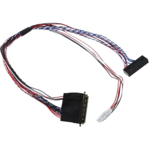 40Pin 6 Bit LVDS Cable for7/8/10.1/11.6/12.5/13.3/14/15.6" LCD/LED Panel Display 32CA