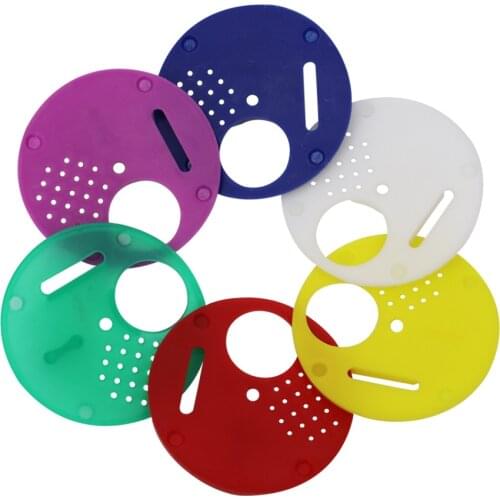 6 Pcs Plastic Round Bee Hive Box Entrance Gate Disc Bee Nest Door Honeycomb Vents Flow Hive Equipment Beekeeping Tool Suppliers