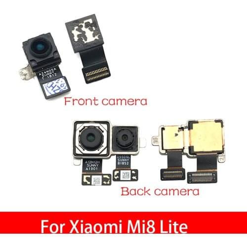 Front Camera Flex With Back Rear Camera Module Flex Cable For Xiaomi Mi 8 Mi8 Lite