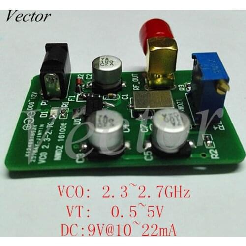 2.4G 1.57G Sweep Frequency Interference Source VCO Manual / External Voltage Control WiFi GPS Power Supply