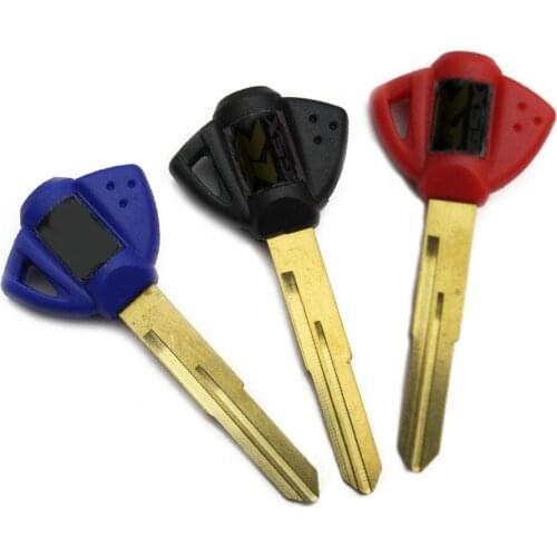 Can Ioaded With Chips 1 Blank Motorcycle Key Cut Blade For SUZUKI GSF250 2000 GSX600 KATANA 99-06 GSX650 08-12 Plastic Metal