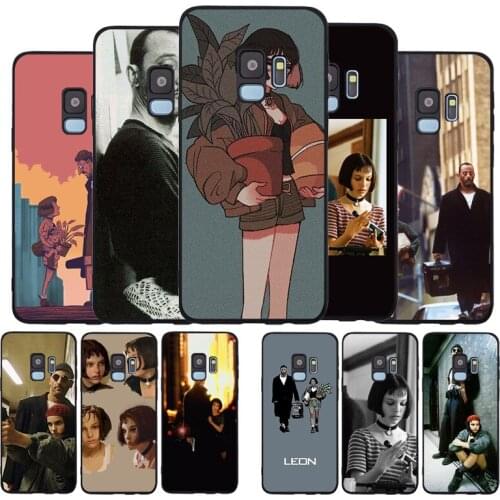 Leon:The Professional black Phone Case For Samsung S7 S7edge S8 S9 S10 S20 PLUS NOTE 8 9 10 A8 A7 A8 A9 2018 S10E S10 LITE
