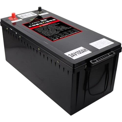 Rechargeable Deep Cycle 24V100AH200ah150ah Lithium Lifepo4 Battery with built in BMS and fuse