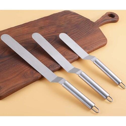 Stainless Steel DIY Cake Handle Cream Spatula Decorating Tools Baking And Pastry Cake Butter Accessories Kitchen Gadgets