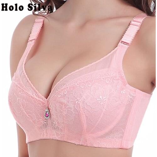 Sexy lace bras for women plus size bra Luxury women bralette soutien gorge sexy victoria underwear women lace thin transparent