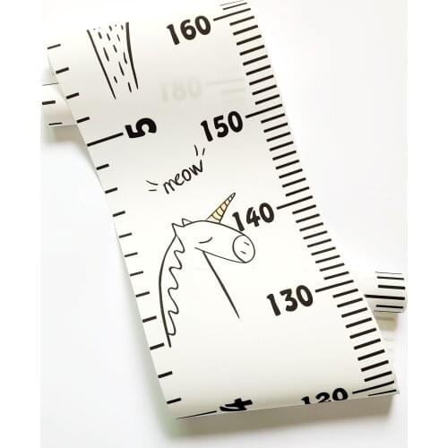 Nordic Style Simple Height Scale for Children Kindergarten Hanging Painting Height Scale Home Figurines