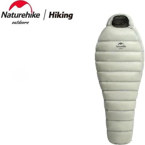 Naturehike Lightweight Down Sleeping Bag Adult Outdoor Thickened Velvet Winter Camping Cold Proof And Warm Mummy Sleeping Bag