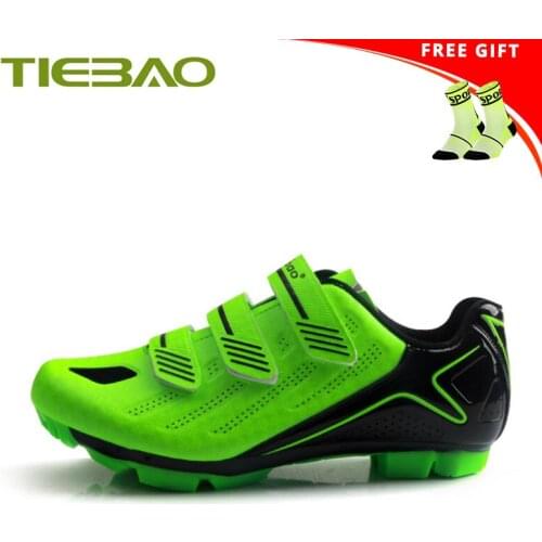 Tiebao Cycling Shoes Sapatilha Ciclismo Mtb Breathable Men Women Mountain Bike Shoes Self-locking Bicycle SPD Riding Shoes