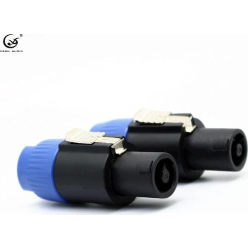Xssh Speakon Connector NL4FX 4 Pole Plug Male Speaker Audio 4 pin connector diy audio cable