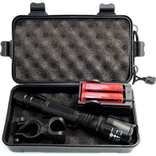 Z35 LED Flashlight Torch 10000LM CREE XM-L2/T6 Zoomable Led Torch use 2x18650 battery Aluminum Flashlight Lanterna for hunting