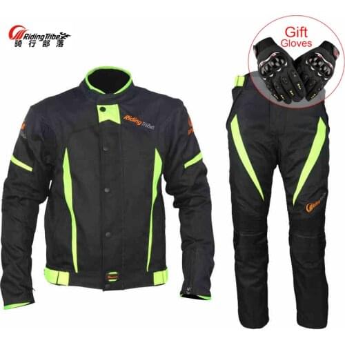 Motorcycle Reflective Winter Jackets & Pants Protective Waterproof Jersey Racing Suits Motor Jaqueta Motocross jacket clothing