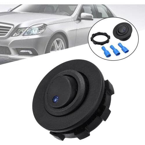 1pc 12V 3 Pin Light Switch Blue LED Round Rocker Switch For Motorhome Caravan Boat Campervan 30mm Hole Rocker Switch Accessories