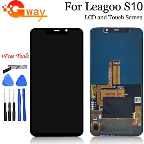 100% Tested 6.21" For Leagoo S10 LCD Display Touch Screen Digitizer Assembly For Leagoo S10 Phone Repair Parts+Tools+Adhesive