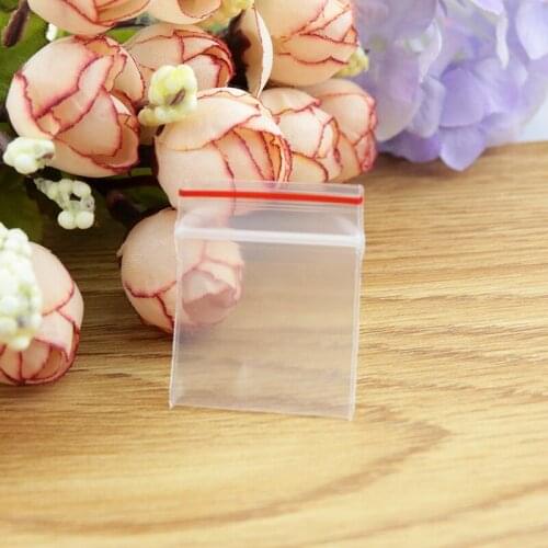 1000pcs/lot 2x2.8cm Thicken Small PE Ziplock bag -clear plastic pouches zipper reusable, gift/jewelry packaging pouch ploy bag