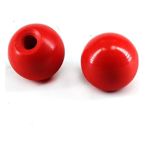5pcs Bakelite Ball Knobs Red Ball Lever Knob M6/M8/M10/M12/M16 Ball Handle Machine Tool Replacement
