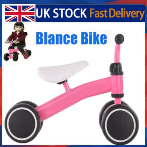 Kids Balance Bike Toddler Baby Toy Gift Push Scooter Walker 4 Wheels Training Free Shipping
