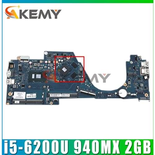 For HP 14-AL Laptop Motherboard With SR2EY i5-6200u CPU 940MX 2GB GPU 855834-601 855834-001 DAG31AMB6D0 100% Tested Fast Ship