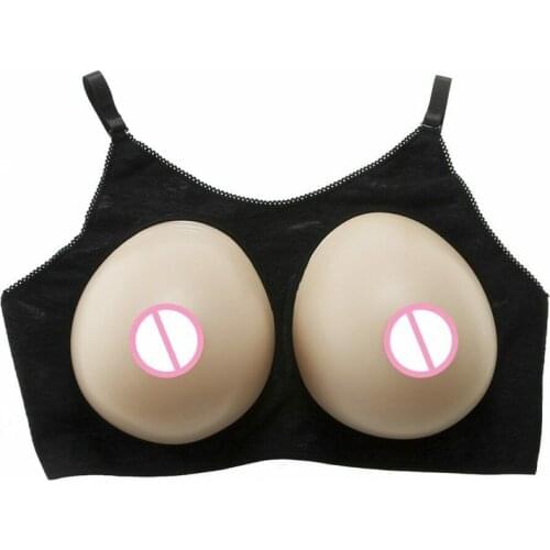 5000g Artificial Silicone Breast Petals Huge Breasts Form A Realistic Breast With A Shoulder Strap Nipple Cover Latex Bodysuit