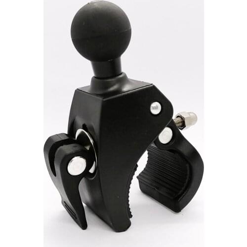 Motorcycle Bicycle Handle Bar Rail Mount with 1 inch Ball