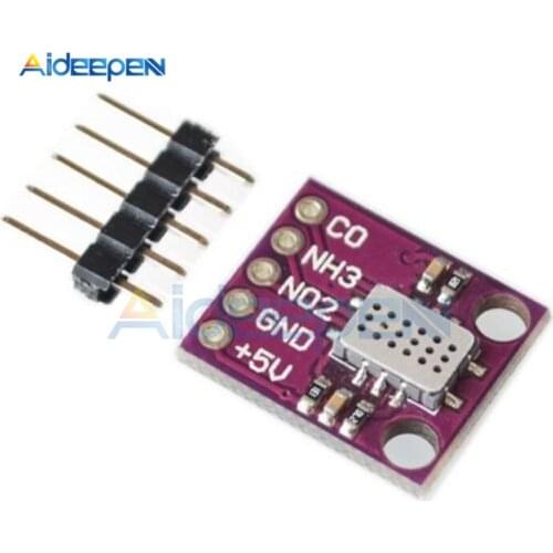 MICS-6814 Air Quality CO NO2 VOC NH3 Nitrogen Oxygen Gas Sensor Module Gas Detection C2H5OH/H2/CH4/C3H8/C4H10 Sensor For Arduino