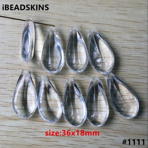 New arrival! 36x18mm 160pcs/lot clear Acrylic Drops shape beads #1111(Design as shown )