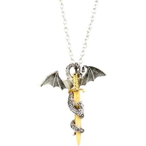 Dragon Pendant Necklace Glow In The Dark