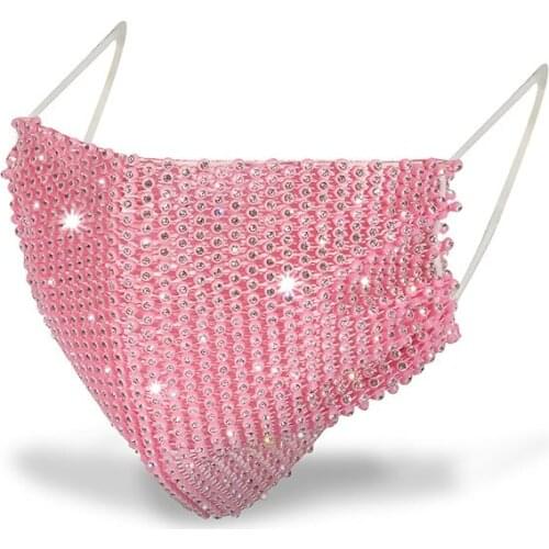 Luxury Jewelry Rhinestone Mask Halloween For Women Fashion Sexy Mask Crystal Decorative Mask Dancer Party Mask Decoration