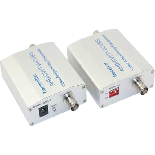 1ch HD CVI/TVI/AHD/CVBS Video Antijamming Device Video Signal Amplifier Repeater 500M for Lift /Tower /Power Plant Harsh Place