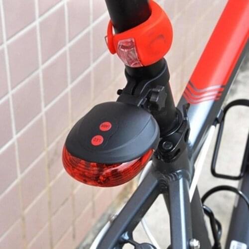Bicycle Tail Light LED Flashing Parallel Line Mountain Bike Safety Warning Lamp Flashing Parallel Line Mountain Bike Safety Warn