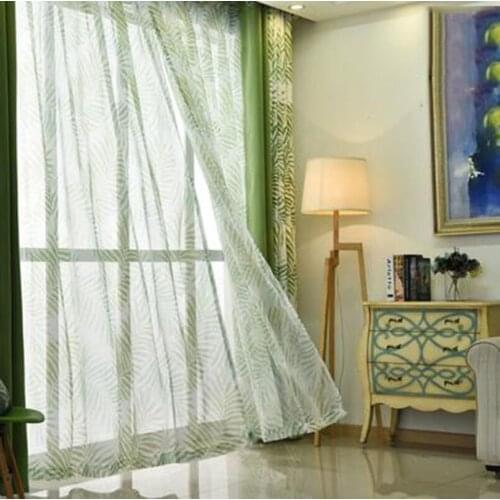 Bucolic Yarn Blackout Curtains For Living Room шторы фатин Para Salon Cortinas Rideau Nordic Minimalist Modern Retro Country