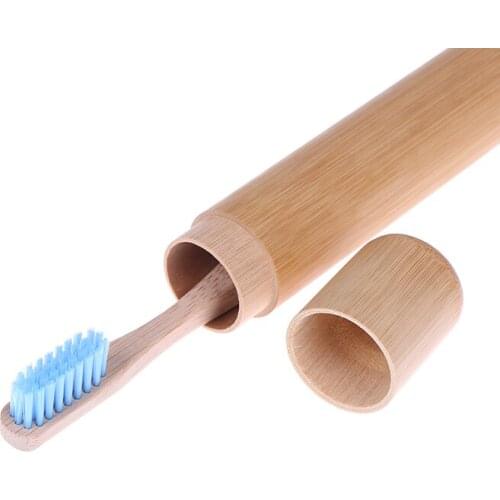 Natural Bamboo Toothbrush Tube Toothbrush Holder Toothbrush Case Bamboo Tube