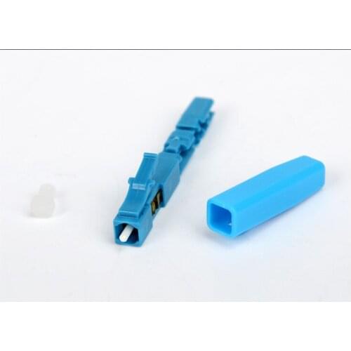 15 pcs/ lot LC UPC fast connector Assembly Fast FTTH Fiber Optic Connectors Free Shipping