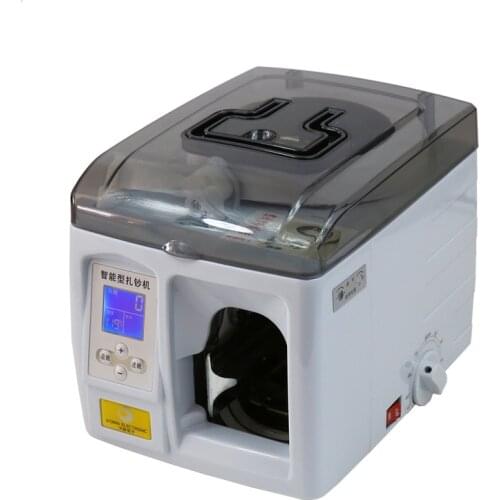 220V Money Binding Machine Currency Binding Tool Bank Cash Packing Portable Automatic Binding Machine Banknote Binding Machine