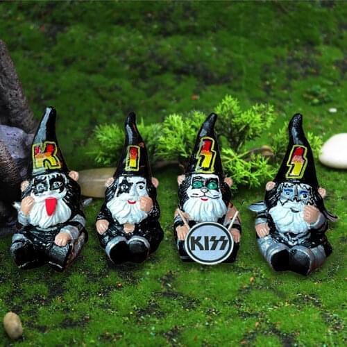 4 Pack Exquisite Kiss Dwarf Garden Gnome Garden Exquisite Kiss Dwarf Dwarf Exquisite Decorations Garden Kiss Dwarfs Sculpture