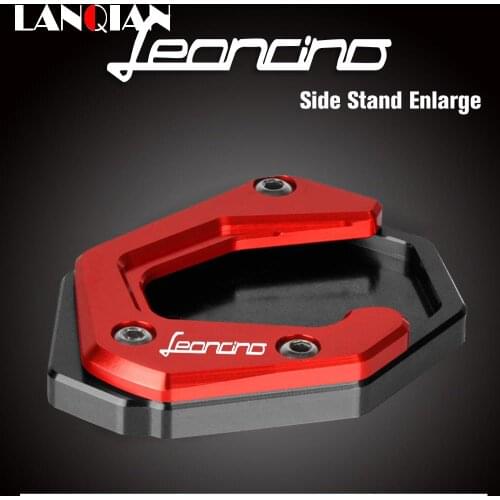 Motorcycle Accessories Side Stand Enlarger Foot Plate Kickstand For Benelli leoncino 250 500 BJ250 BJ300 BJ302 BN250 BN300 BN302