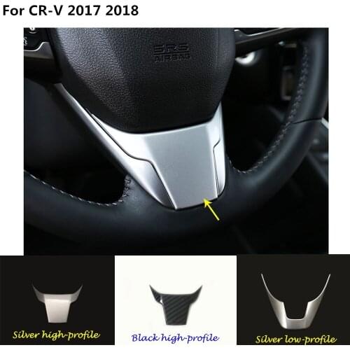Car stick styling cover accessories Steering wheel Interior Kit Trim frame panel moulding hoods For Honda CRV CR-V 2017 2018