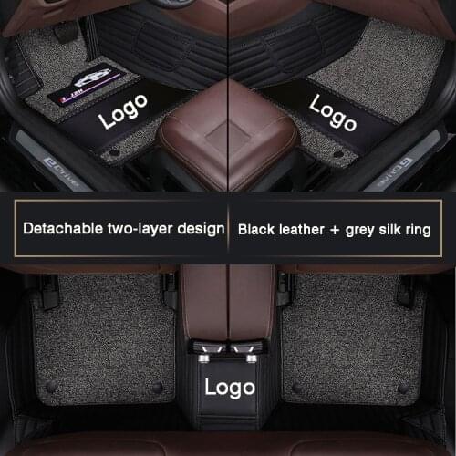 HLFNTF Full surround car floor mat for peugeot 308 206 508 5008 301 2008 307 207 3008 2012 car accessories