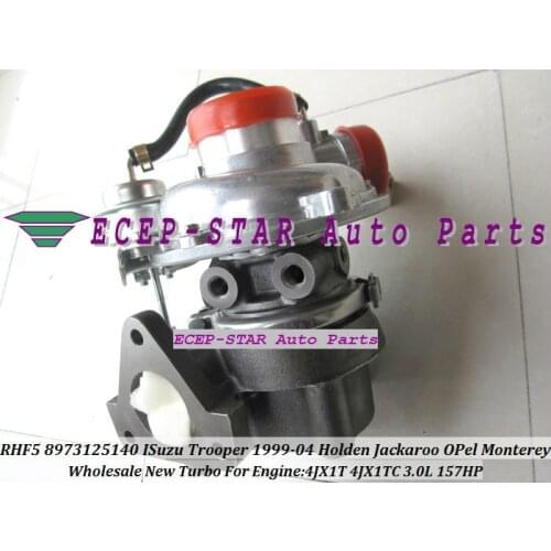 Free Ship RHF5 8973125140 VIDS Turbo Turbocharger For ISUZU Trooper 1999-04 For HOLDEN Jackaroo Monterey 4JX1TC 4JX1 4JX1T 3.0L