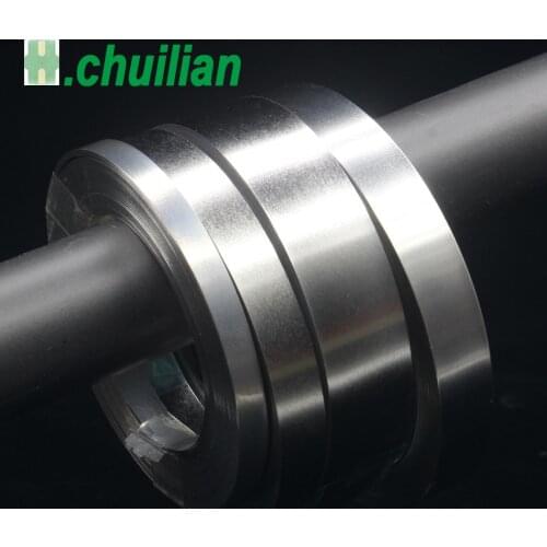 Chuilian Thickness 0.25mm / 0.3mm X 10Meter 99.96% N6 Pure Nickel Plate Strap Strip Sheets for 18650 Battery Spot Welding Machin